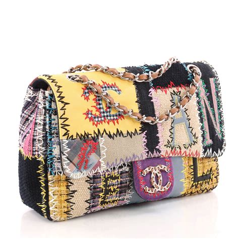 chanel multicolor patchwork bag